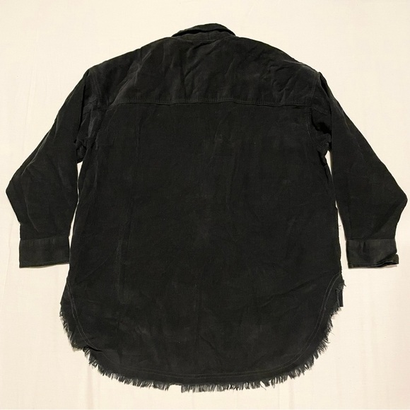 Offline by Aerie Corduroy Quarter Zip Shacket Oversized Womens Medium Shirt - Picture 10 of 16